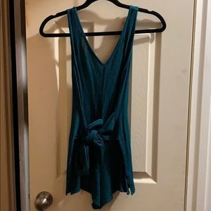 KENDALL & KYLIE TEAL ROMPER